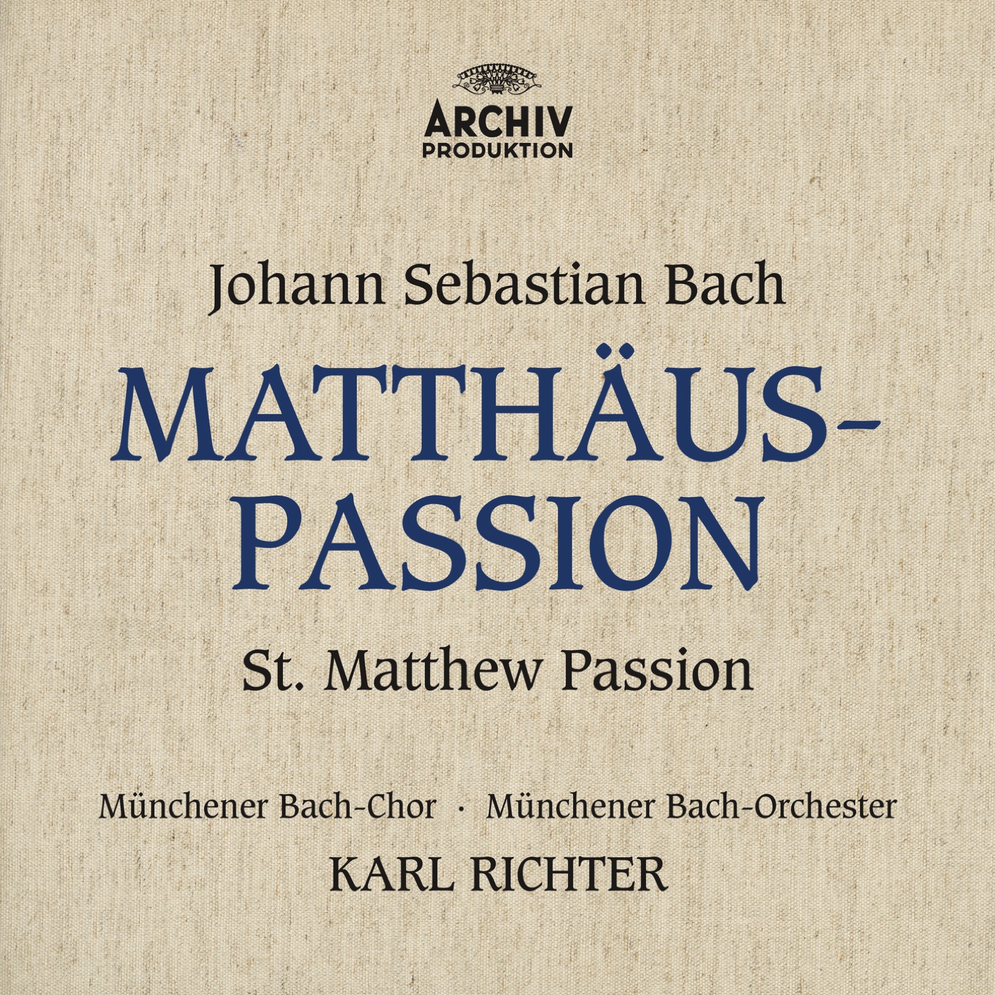 Bach J-S la Passion Selon Saint-Matthieu/Karl Richter 