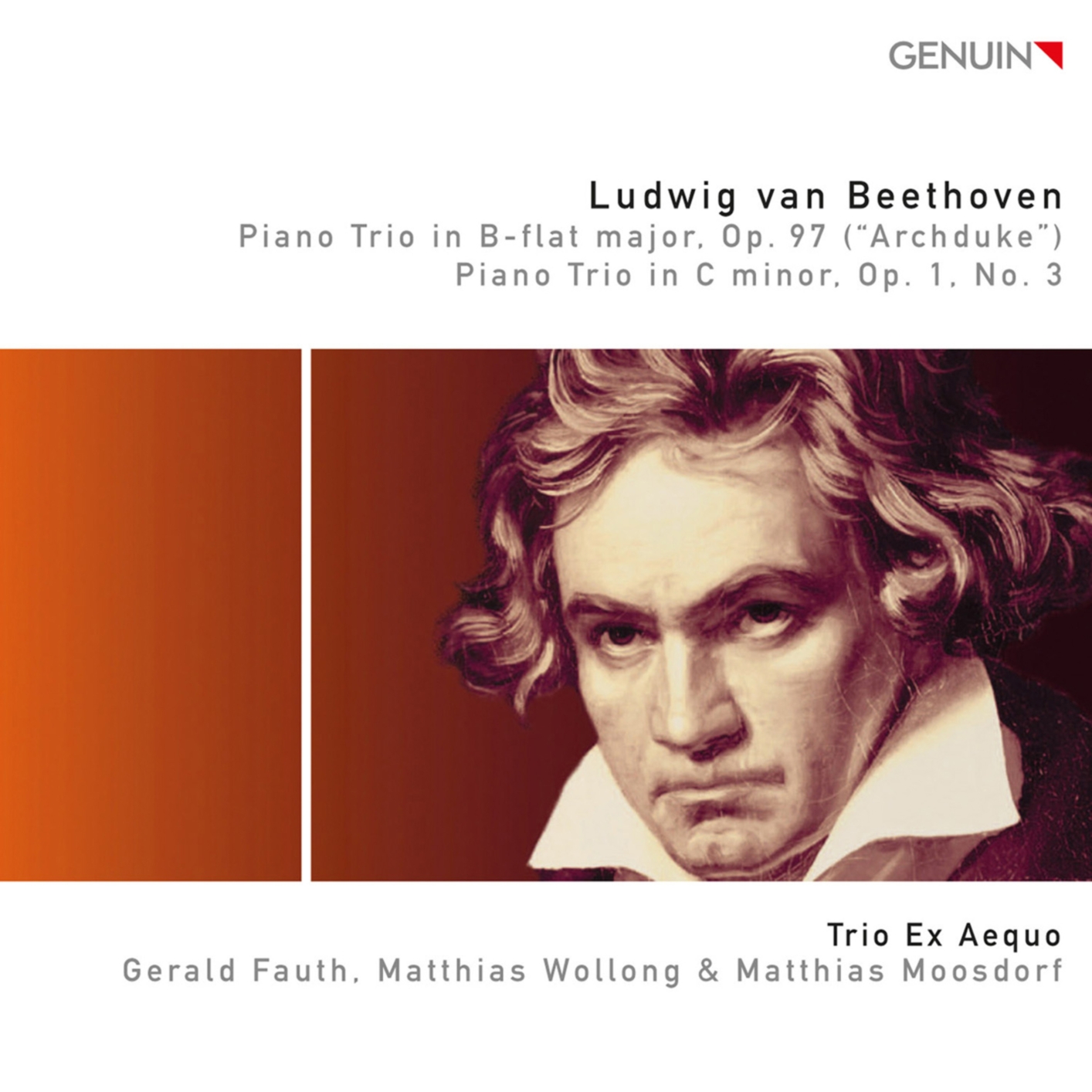 Cover Beethoven: Piano Trios, Op. 97 ('Archduke') & Op. 1, No. 3