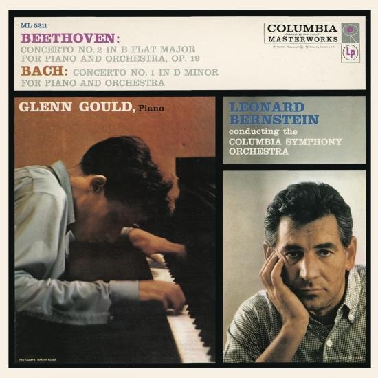 Cover Beethoven: Piano Concerto No. 2 in B-Flat Major, Op. 19 / Bach: Keyboard Concerto No. 1 in D Minor, BWV 1052 (Remastered)