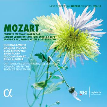 Cover Mozart: Concerto for Two Pianos KV 365, Sinfonia concertante for four Winds KV 297B, Adagia KV 261, Rondos KV 269 & 373 for Violin