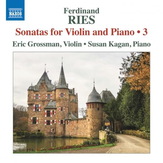 Cover Ries: Sonatas for Violin & Piano, Vol. 3