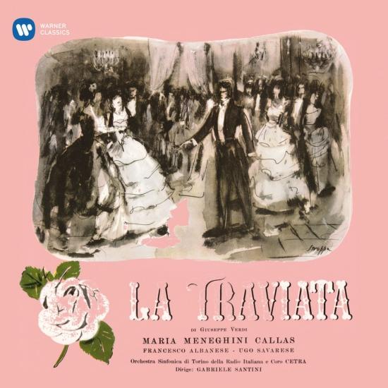 Cover Verdi La traviata (1953 - Santini) - (Mono Remastered)