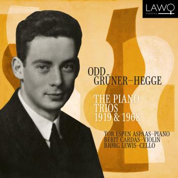 Cover Grüner-Hegge: The Piano Trios 1919 & 1968