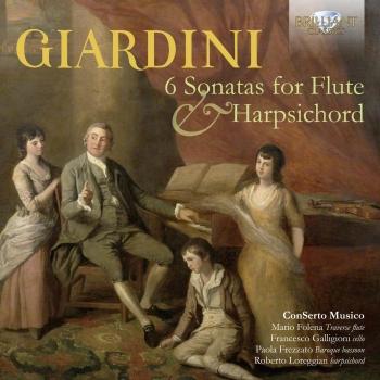 Cover Giardini: 6 Sonatas for Flute & Harpsichord