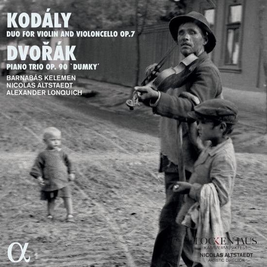 Cover Kodály: Duo for Violin and Violoncello, Op. 7 - Dvořák: Piano Trio, Op. 90 'Dumky'