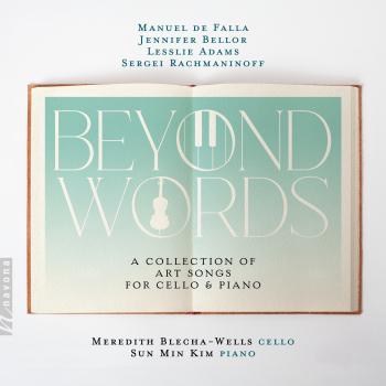 Cover Beyond Words: A Collection of Art Songs for Cello & Piano