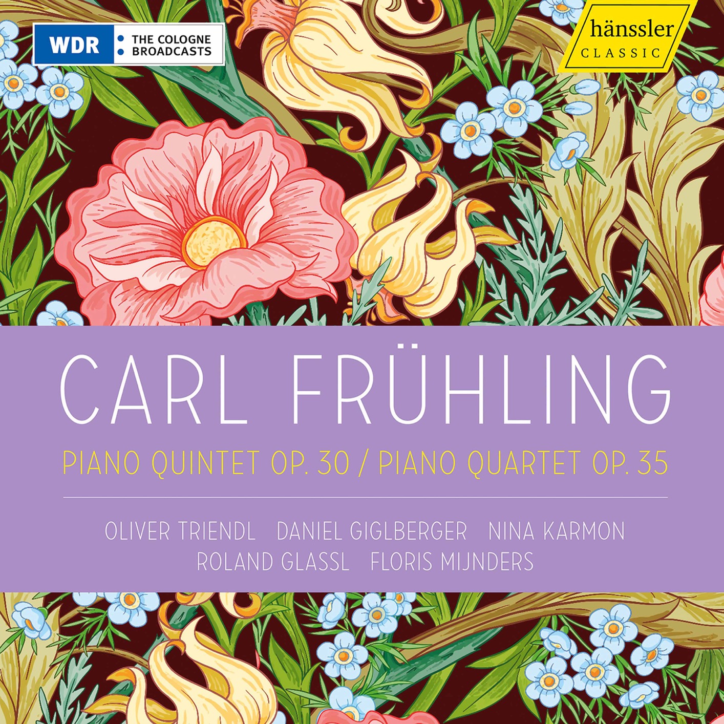 Cover Frühling: Piano Quintet in F-Sharp Minor, Op. 30 & Piano Quartet in D Major, Op. 35