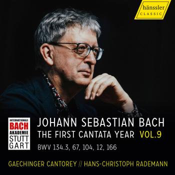 Cover The First Cantata Year - Vision Bach Vol. 9 - BWV 134.3, 67, 104, 12, 166