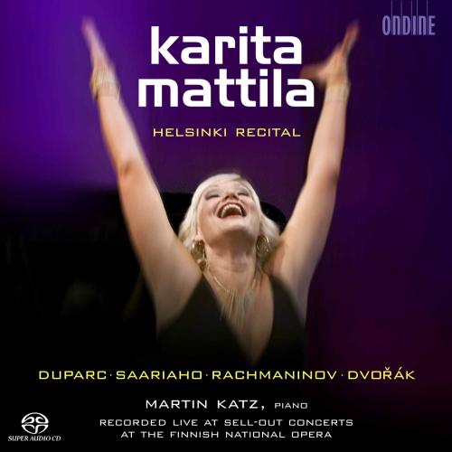 Cover Vocal Recital: Mattila, Karita - Duparc, H. / Saariaho, K. / Rachmaninov, S. / Dvorak, A. (Helsinki Recital)