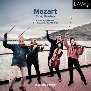 Cover Mozart String Quartets K. 499 'Hoffmeister', Divertimenti K. 136, 137 & 138