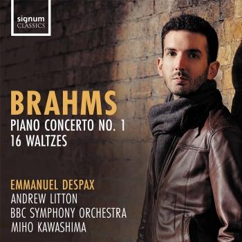 Cover Brahms: Piano Concerto No. 1 Op. 15, 16 Waltzes Op. 39