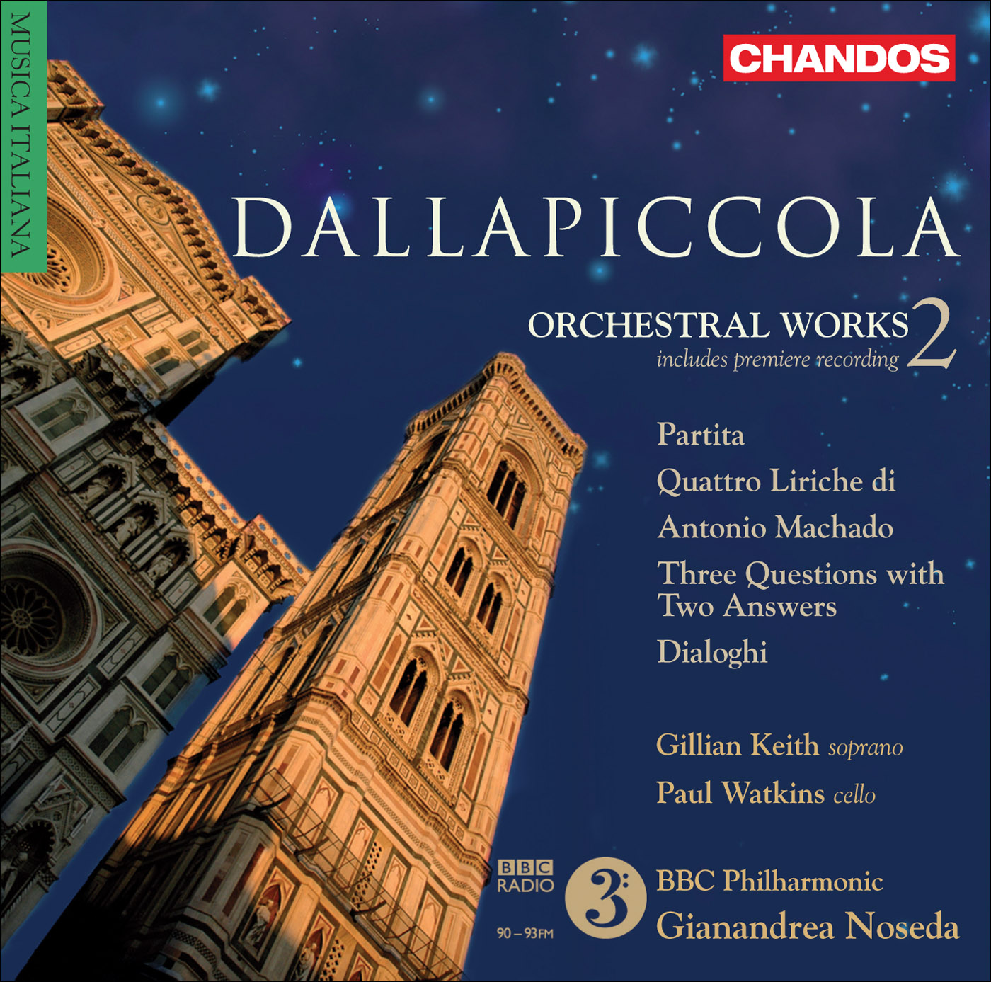 Cover Dallapiccola, L.: Orchestral Works, Vol. 2