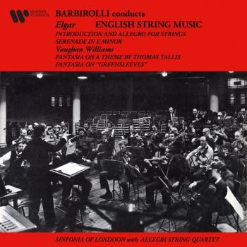 Cover English String Music: Elgar Introduction and Allegro & Serenade - Vaughan Williams Greensleeves & Tallis Fantasias (Remastered) 