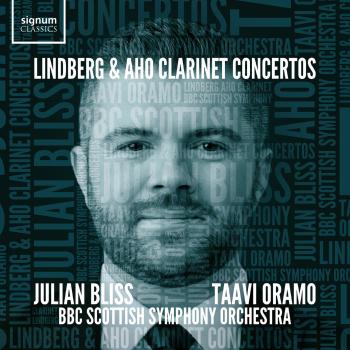 Cover Lindberg and Aho Clarinet Concertos