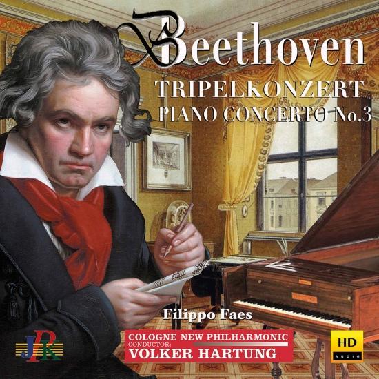 Cover Beethoven: Piano Concerto No. 3 in C Minor, Op. 37 & Triple Concerto in C Major, Op. 56