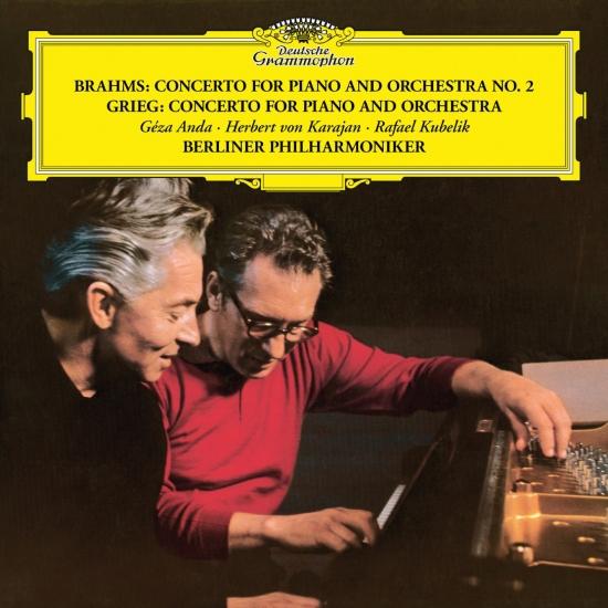 Cover Brahms: Piano Concerto No. 2 in B Flat, Op. 83 / Grieg: Piano Concerto in A Minor, Op. 16 (Remastered)