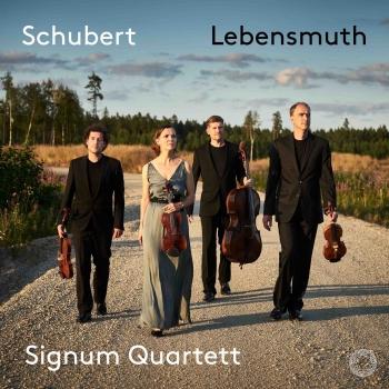 Cover Lebensmuth, Schubert: Streichquartette Nr.1 & 15