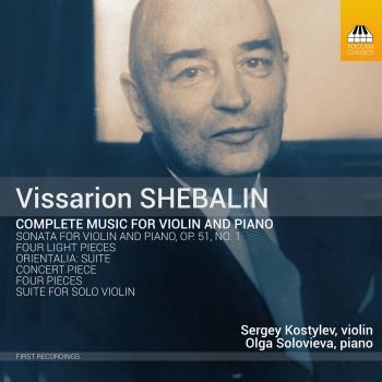 Cover Shebalin: Complete Music for Violin & Piano