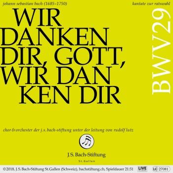 Cover Bachkantate, BWV 29 - Wir danken dir, Gott, wir danken dir