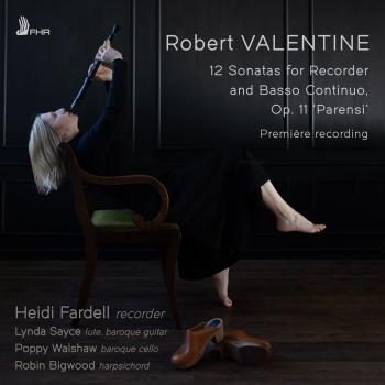 Cover Valentine: 12 Recorder Sonatas, Op. 11 'Parensi'