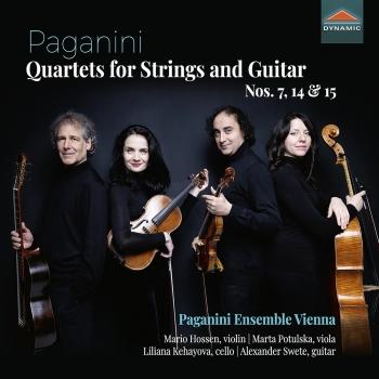 Cover Paganini: Quartets for Strings & Guitar Nos. 7, 14 & 15