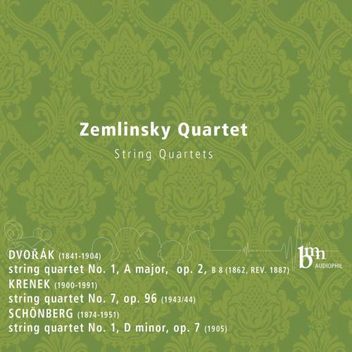 Cover Dvořák, Krenek & Schönberg: Works for String Quartet