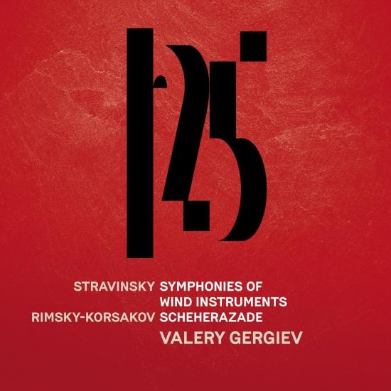 Cover Stravinsky: Symphonies d'instruments à vent, Rimsky-Korsakov: Scheherazade, Op. 35 (Live)