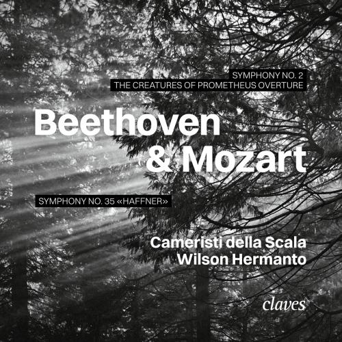 Cover Beethoven: Symphony No. 2 in D Major, Op. 36 & Mozart: Symphony No. 35 in D Major, K. 385 “Haffner”