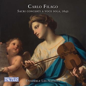 Cover Filago: Sacri concerti a voce sola con la partitura per l'organo