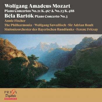Cover Wolfgang Amadeus Mozart Piano Concertos Nos. 21 & 23 - Béla Bartók: Piano Concerto No. 3