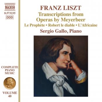 Cover Liszt: Transcriptions from Operas by Meyerbeer