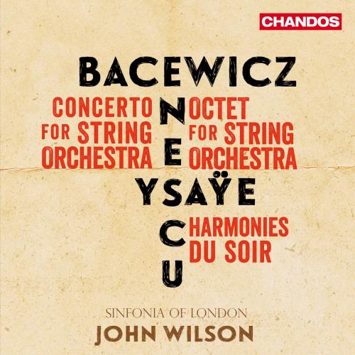 Cover Bacewicz, Enescu, Ysaÿe: Music for Strings