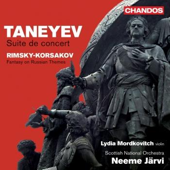 Cover Taneyev: Suite de Concert & Rimsky-Korsakov: Fantasy on Russian Themes