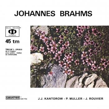 Cover Johannes Brahms Piano Trio No. 1 in B major, Op. 8 (revised version, 1889)