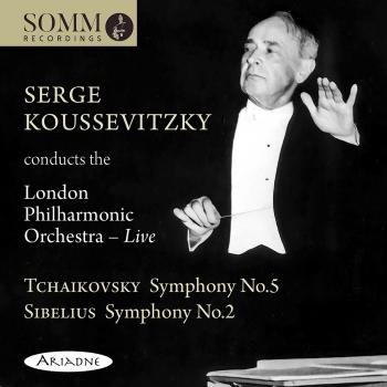 Cover Serge Koussevitzky Conducts the London Philharmonic Orchestra (Live)