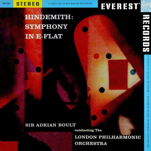 Cover Hindemith: Symphony in E-Flat (Transferred From The Original Everest Records Master Tapes)