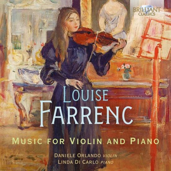 Cover Farrenc: Music for Violin & Piano