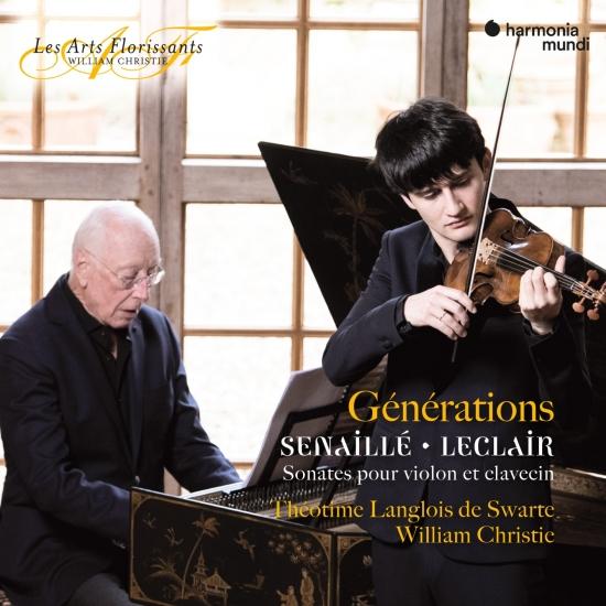 Cover 'Générations' Senaillé & Leclair: Sonatas for Violin and Harpsichord