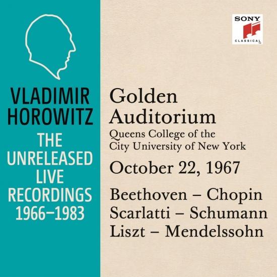 Cover Vladimir Horowitz in Recital at Queens College, New York City, October 22, 1967