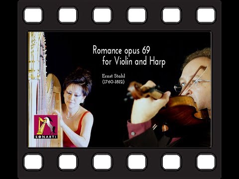 Video Ernst STAHL: Romance in F Major opus 69 for Violin and Harp - Duo Sutre-Kim