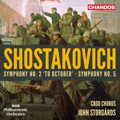 Cover Shostakovich: Symphony No. 2 'To October'; Symphony No. 5