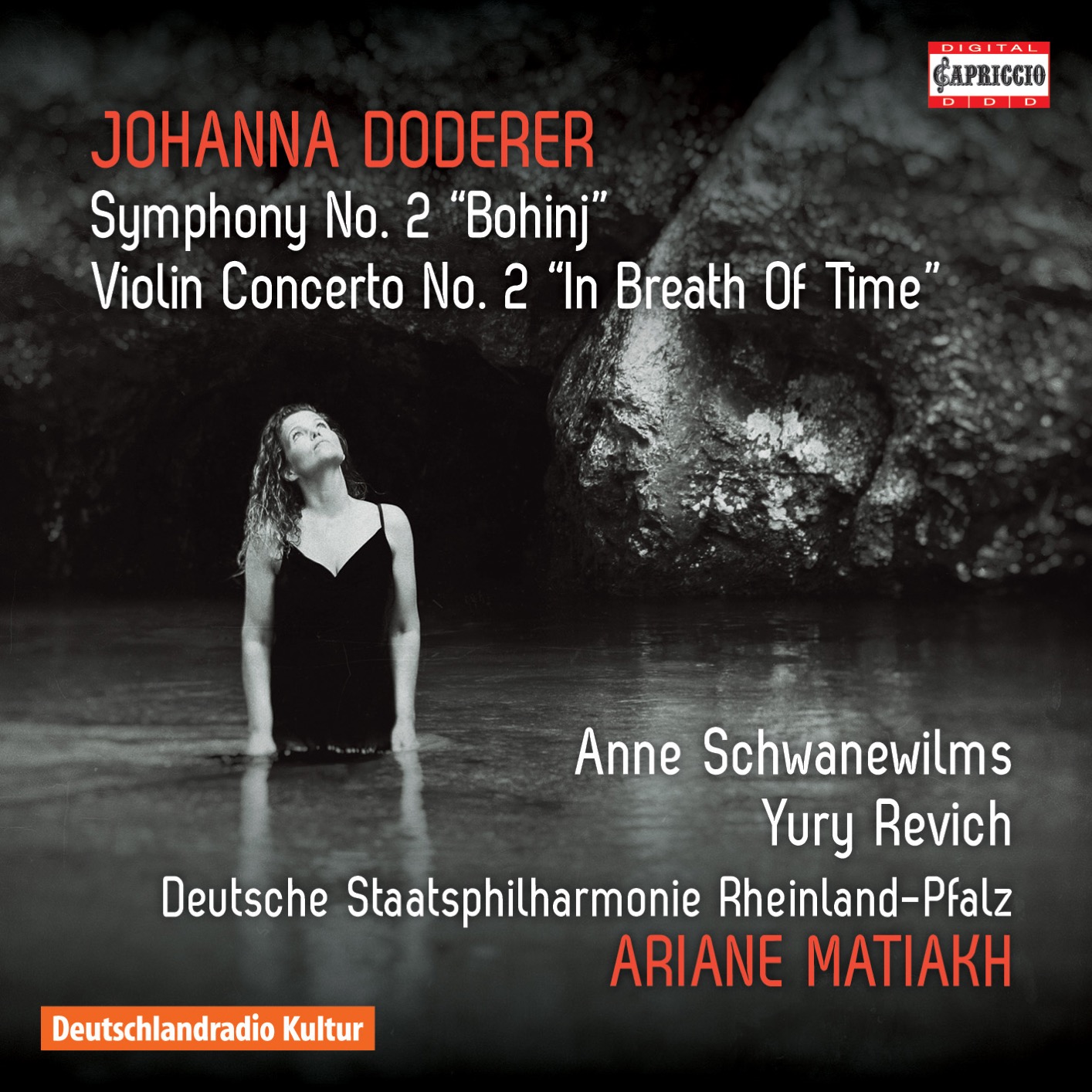 Cover Doderer: Symphony No. 2, DWV 93 Bohinj & Violin Concerto No. 2, DWV 62b In Breath of Time