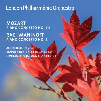 Cover Rachmaninoff: Piano Concerto No. 2 - Mozart: Piano Concerto No. 20