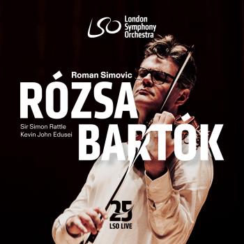 Cover Rózsa: Violin Concerto - Bartók: Violin Concerto No. 2