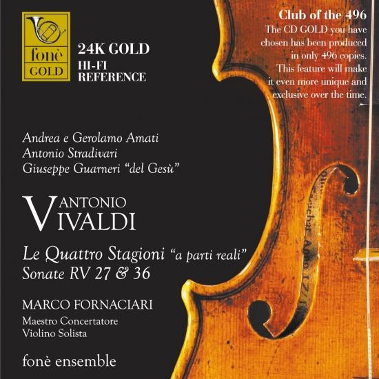Cover Vivaldi: Le Quattro Stagioni 'a parti reali' Sonate RV 27 & 36