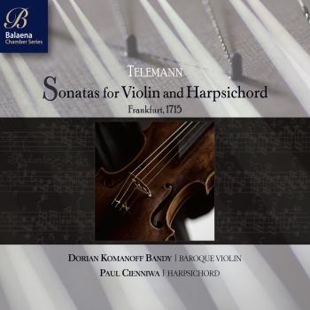 Cover Telemann: Sonatas for Violin & Harpsichord
