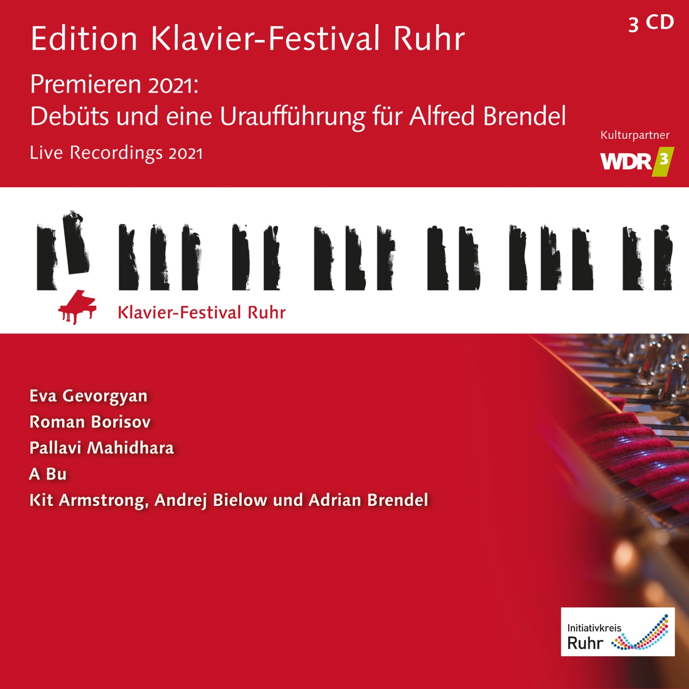 Cover Edition Ruhr Piano Festival, Vol. 40: Debuts and a World Premiere for Alfred Brendel (Live Recording 2021)