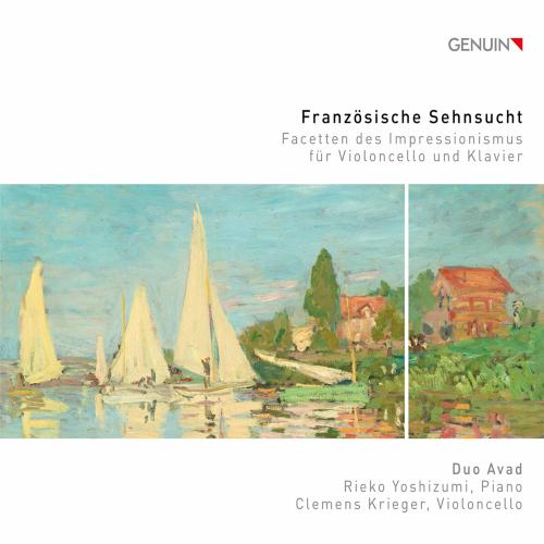 Cover Französische Sehnsucht: Facetten des Impressionismus für Violoncello und Klavier