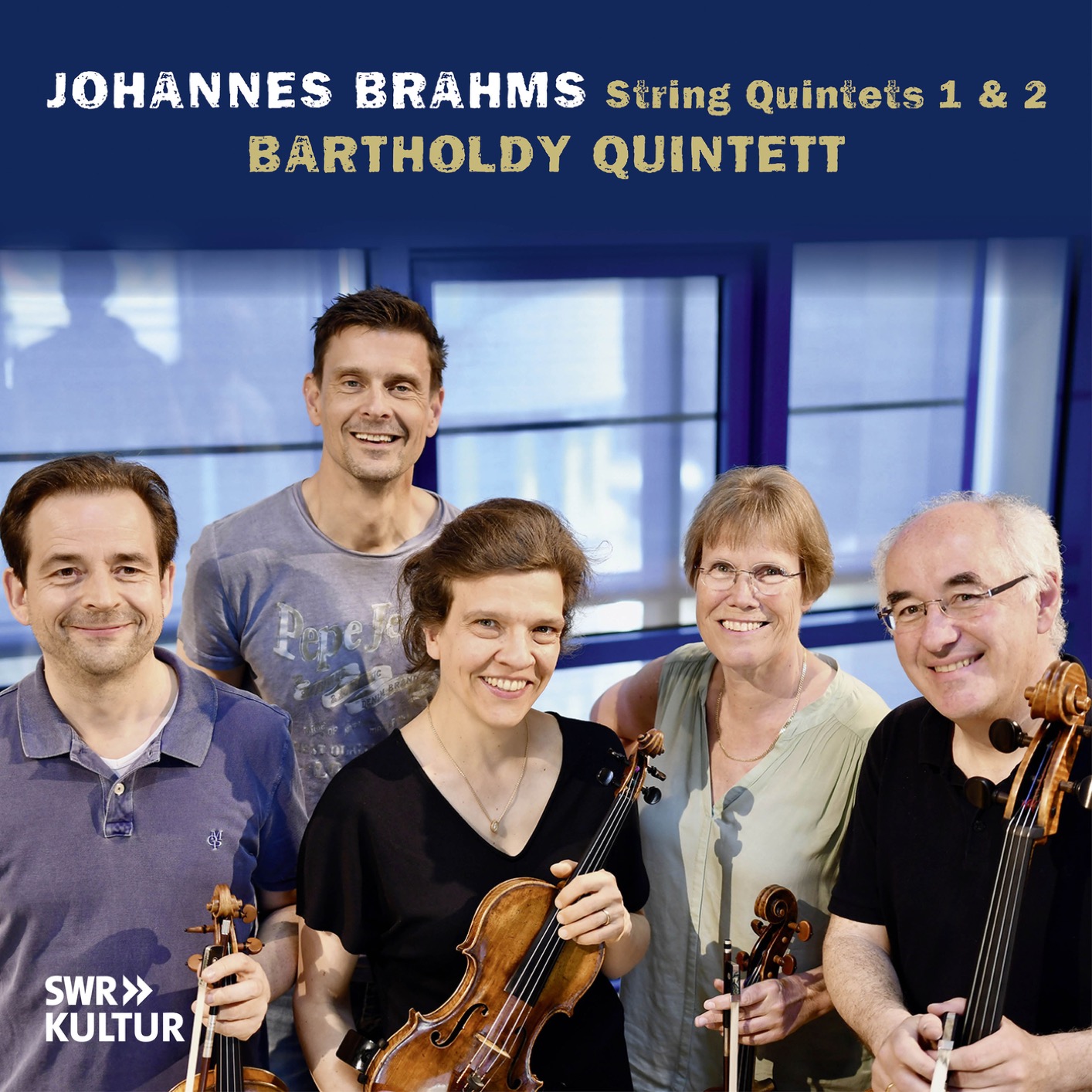 Cover Brahms: String Quintets No. 1 + No. 2