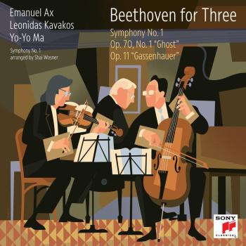 Cover Beethoven for Three: Symphony No. 1 - Op. 70, No. 1 'Ghost' - Op. 11 'Gassenhauer'